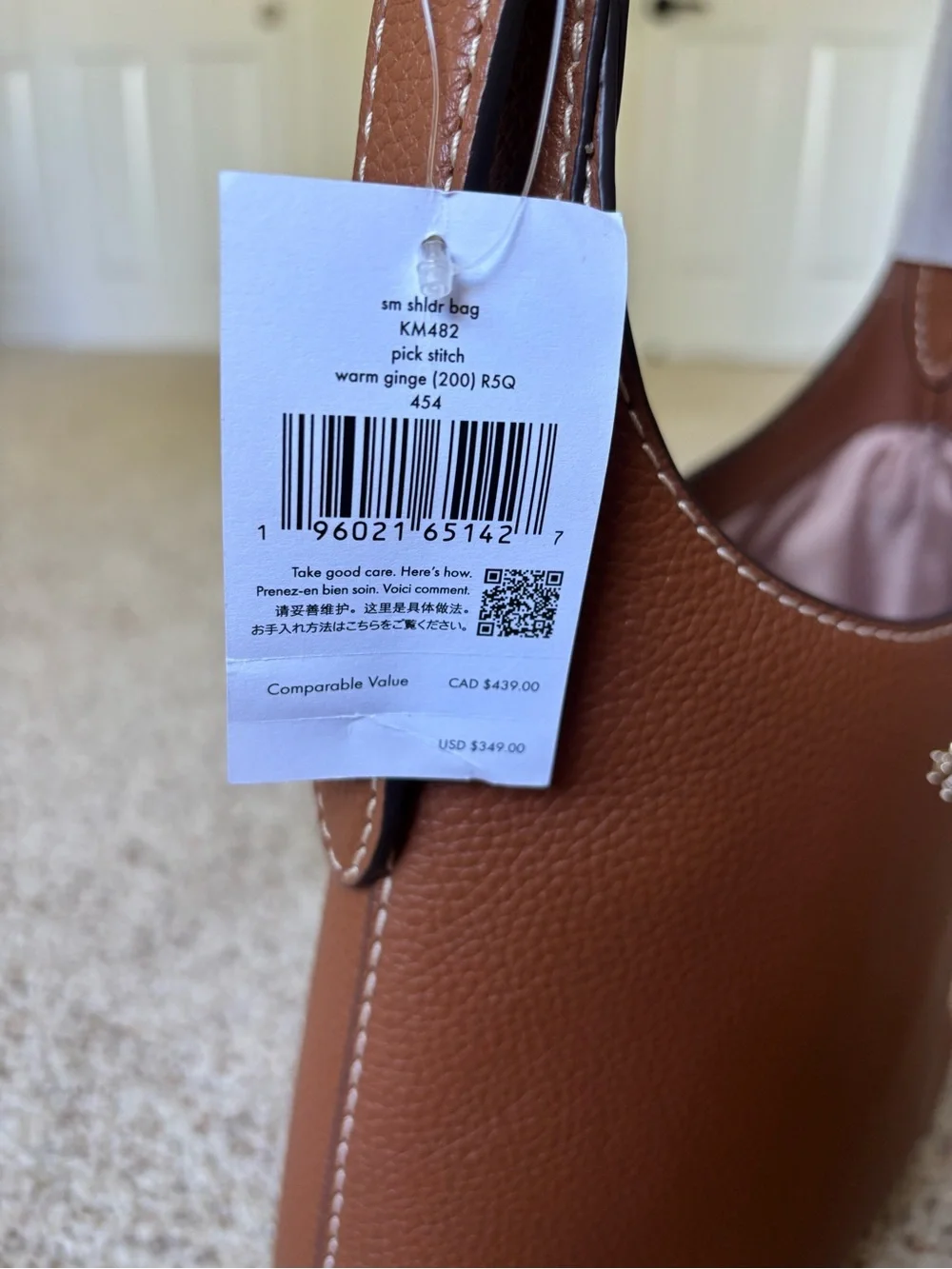 Kate Spade 454 Small Shoulder Bag Warm Gingerbread